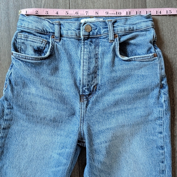 Reformation Liza Ultra High Rise Straight Jeans in Malta Size 27 - Picture 10 of 13